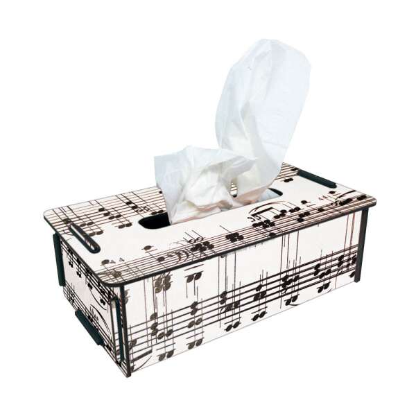 Tissue-Box Noten weiß