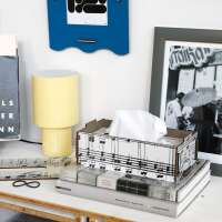 TISSUE-BOX - music notes white