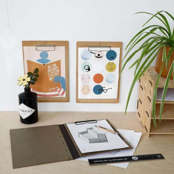 Clipboard Folder with Hamburg City Sign – for A4