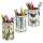 Octagonal Pencil Holder with Various Designs
