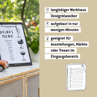 Klemmbrett mit Stütze