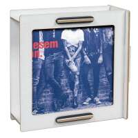 CD-Cover Frame Bilderrahmen - weiß