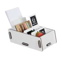 Visitenkartenbox - wei&szlig;