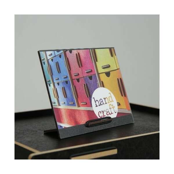 Schild DIN A6 quer (2er Pack) - tiefschwarz