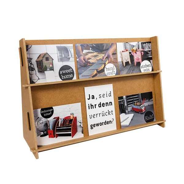 Postkartenständer - tiefschwarz