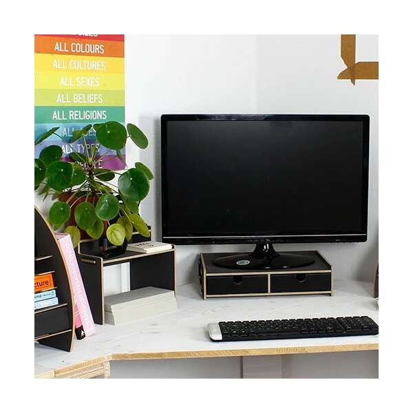 MONITOR BASE -  dark gray