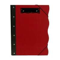 Klemmmappe DIN A4 - dunkelrot