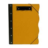 Klemmmappe DIN A4 - goldgelb