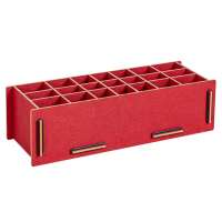 PEN BOX XL - dark red