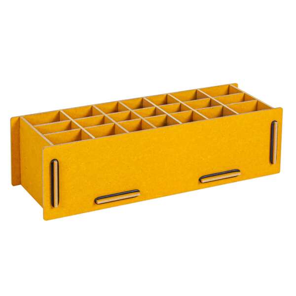PEN BOX XL - golden yellow