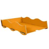 Box 1 DIN A4 Ablage - goldgelb