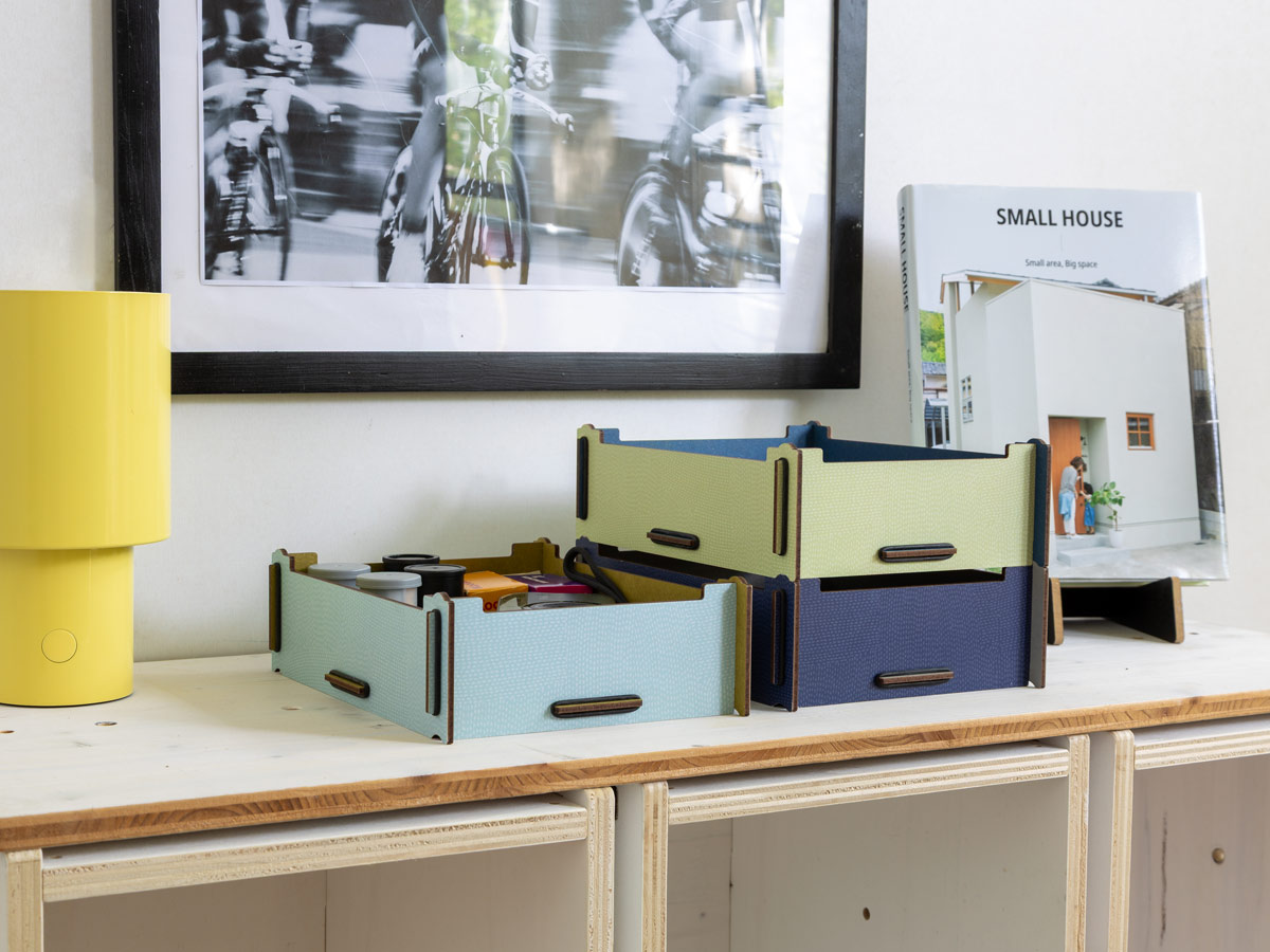 Aufbewahrungsboxen in neuen Farben