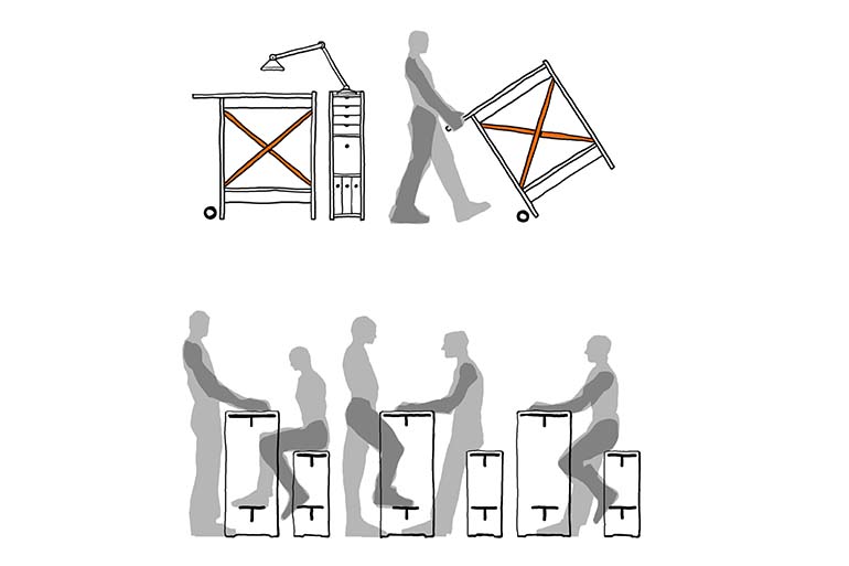 Büromöbel-Kollektion | Design von Andreas Mühlenberend und Holger Danneberg