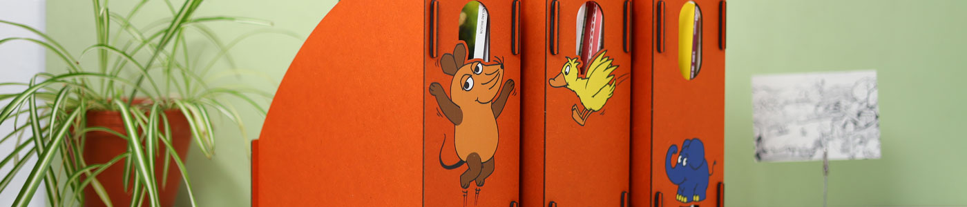 Schreibtischaufbewahrung für Kinder