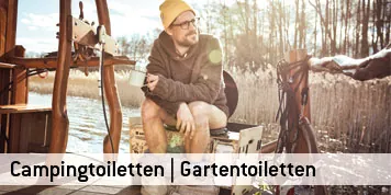 Campingtoiletten, Trockentoilette und Komposttoilette von Goldeimer und WERKHAUS