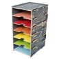 Preview: 6er Tower | Ablagemodul weiß Regenbogen