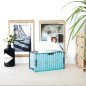 Preview: Taschentuchbox im Containerlook auf dem Tisch