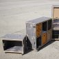 Preview: Rollbares WERKBOX Regal mit Scharnier
