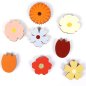 Preview: Blumen-Magnete für Kühlschrank und Magnettafel