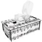 Preview: Tissue-Box Noten Design weiß | Die Taschentuchbox von WERKHAUS
