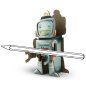 Preview: Stiftebuddy Roboter Ron-i als Stiftehalter für Schreibtisch und Büro