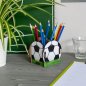 Preview: Fußball Stiftebox gefüllt mit Stiften
