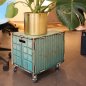 Preview: Box auf Rollen Container blau