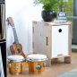 Preview: Werkbox Hocker mit Modul-Einsatz