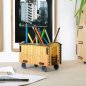 Preview: Bauwagen Stiftehalter mit einklappbarer Treppe