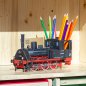 Preview: Stiftebox Lokomotive schwarz und rot