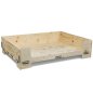 Preview: Hundebett aus Holz