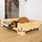 Preview: Hundebett aus Holz