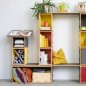 Preview: Werkbox Pult in Regalsystem integriert