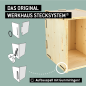 Preview: Eck Schreibtisch mit Stecksystem