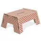 Preview: Fußbank und Tritt - Hopper rosa aus Holz | WERKHAUS