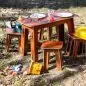 Preview: Leichte Kinder Gartenmöbel aus wetterfestem Holz  | WERKHAUS