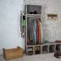 Preview: Beispiel Kleiderschrank und Garderobe mit der Holzkiste WERKBOX 2.3 | WERKHAUS