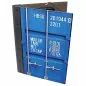 Preview: Bürocontainer Klemmmappe blau | WERKHAUS