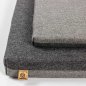 Preview: Polsterauflage in Grau meliert in zwei Stärken | WERKHAUS Preview: Polsterauflage in Grau meliert in zwei Stärken | WERKHAUS
