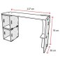 Preview: Schreibtisch Maß mit Holzkisten für die Ablage im Büro oder Homeoffice | Regalsystem WERKBOX Preview: Schreibtisch Maß mit Holzkisten für die Ablage im Büro oder Homeoffice | Regalsystem WERKBOX