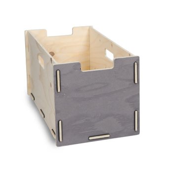 Preview: Graue Schubkiste für Kleiderschrank