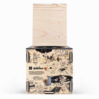 Campingtoilette aus Holz - Gehäuse