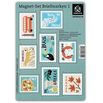 Magnet-Set Briefmarken 1