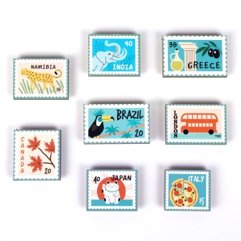 Preview: Briefmarken als Magnete