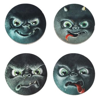 Preview: Kühlschrankmagnete im Design von das kleine böse Buch