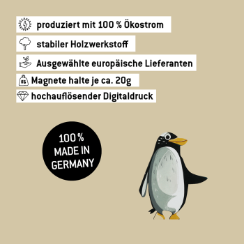 Preview: Magnet - Pinguin Kuno Produktion in Deutschland mit 100% Ökostrom
