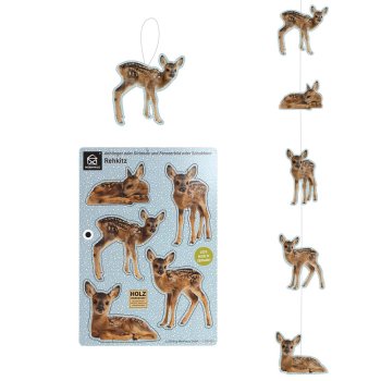 Weihnachtsschmuck Rehe von WERKHAUS