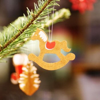 Preview: Pferdchen als Weihnachtsanhänger