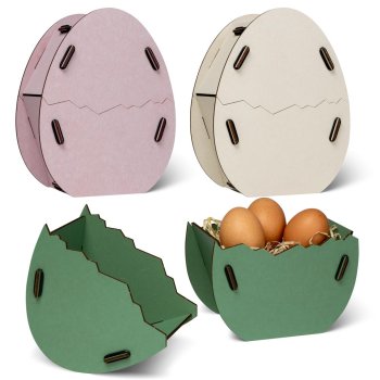 3er-Set Geschenkbox Osterei