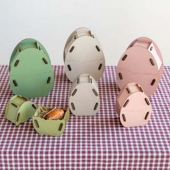 Preview: Geschenkbox Osterei in 3 Farben